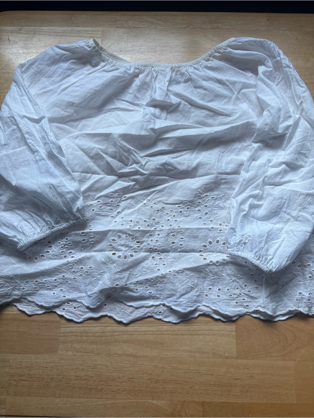 Signature Cream Off-the-Shoulder Cotton Top